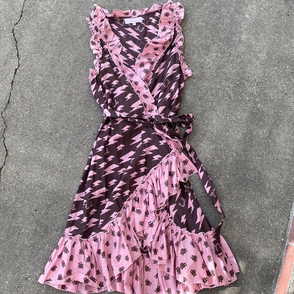 Luvilu Milano sleeveless wrap dress.